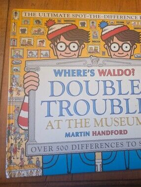 Where's Wally? Double Trouble at the Museum: The Ultimate Spot-the-Difference Bo